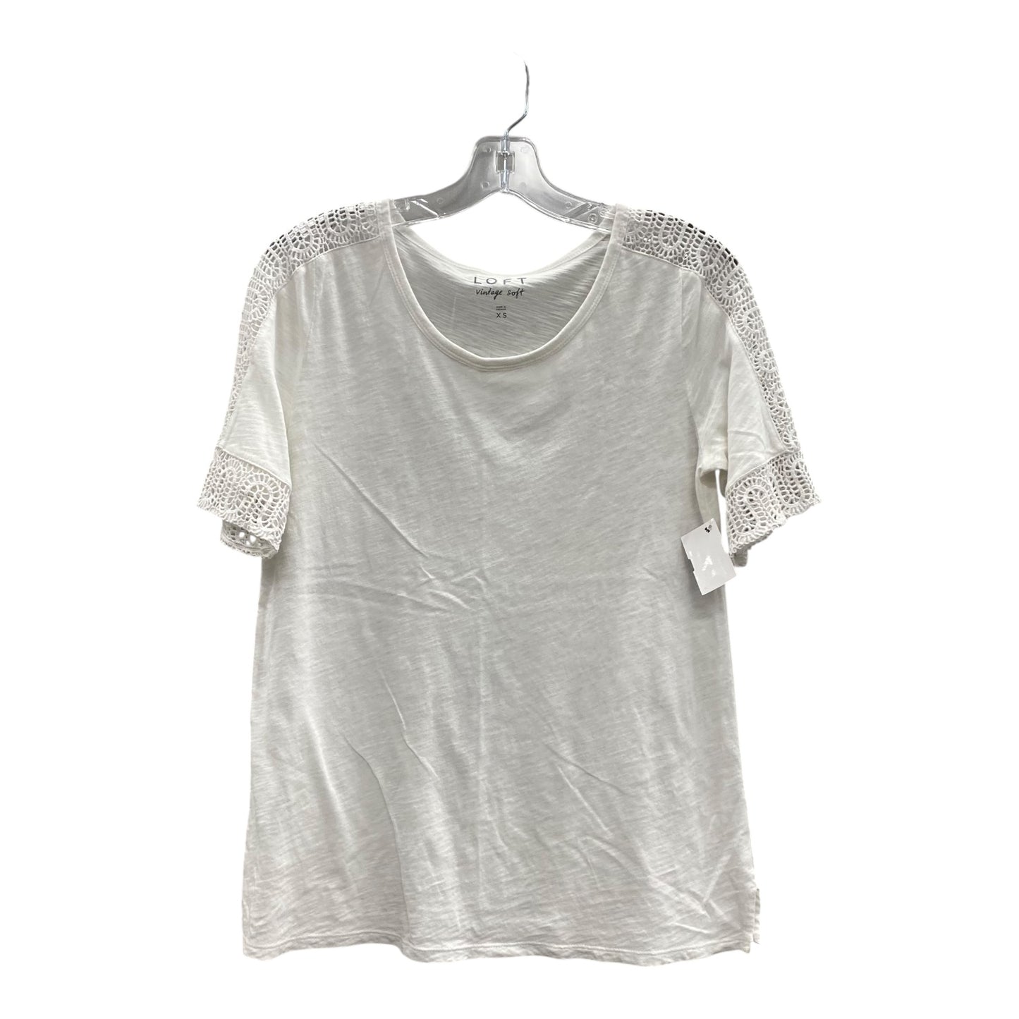 Top Ss By Loft In White, Size:Xs