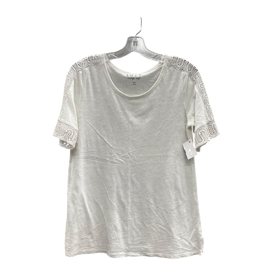 Top Ss By Loft In White, Size:Xs