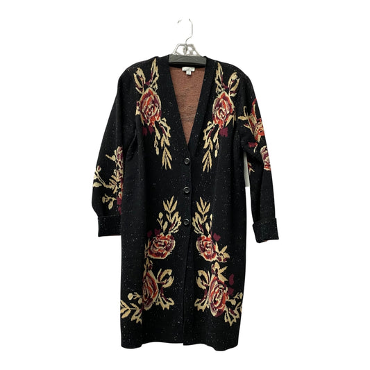 Sweater Cardigan By J. Jill In Black, Size:Lp