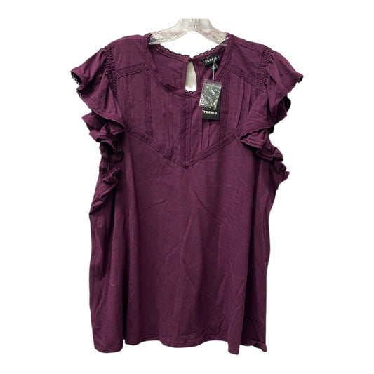 Top Ss By Torrid In Purple, Size:2X
