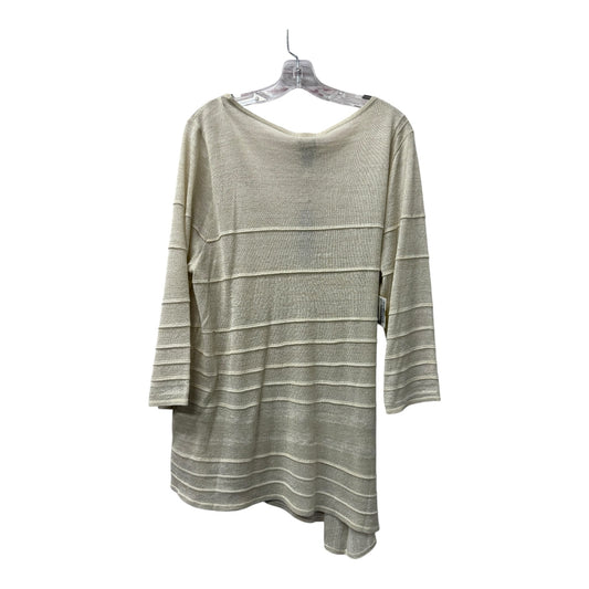Top Ls By Chicos In Cream, Size:Xl