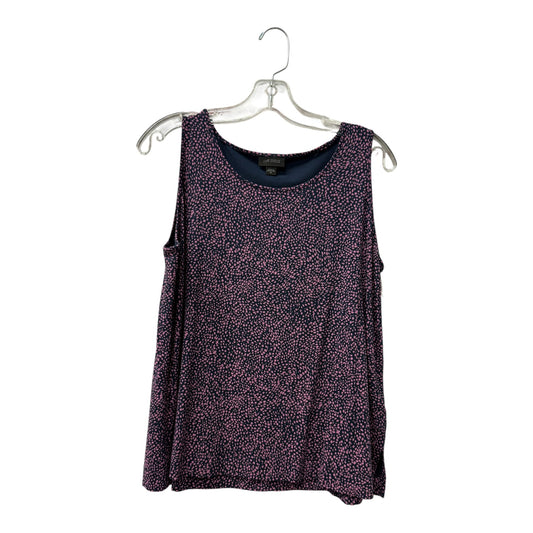 Top Sleeveless By J. Jill In Blue & Purple, Size:M