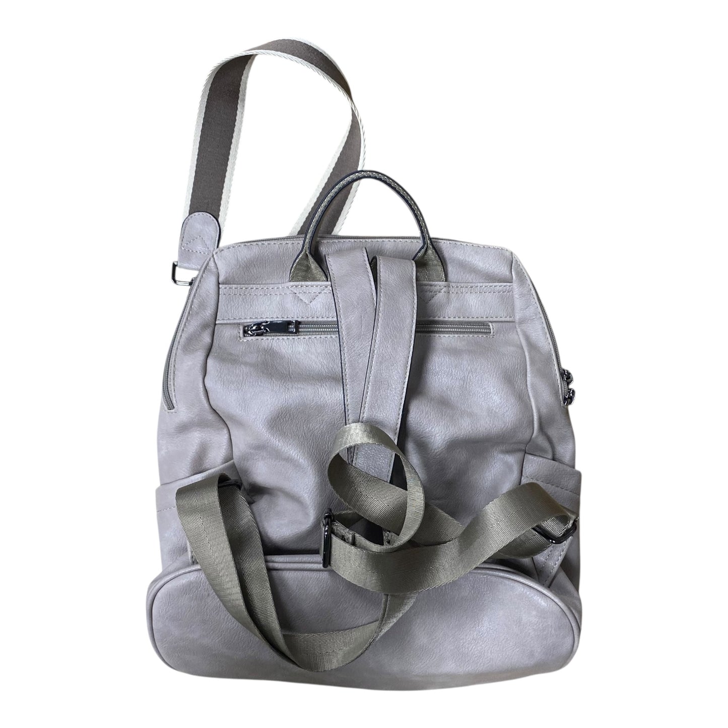Backpack In Grey, Size:Medium