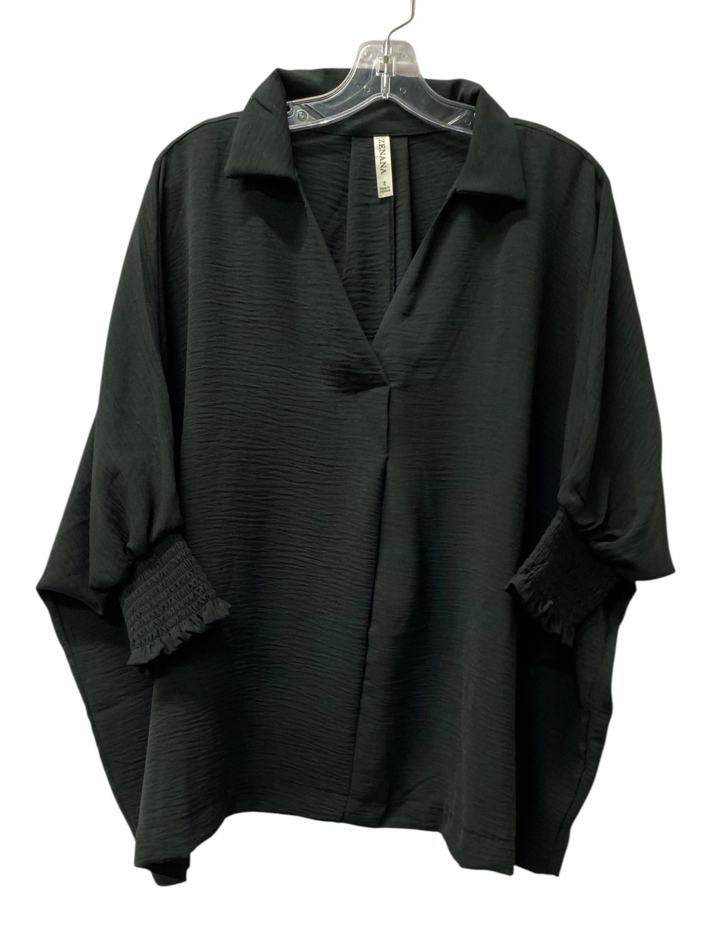 Top Ls By Zenana In Black, Size:S