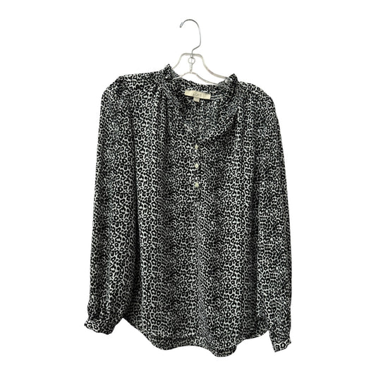 Top Ls By Loft In Black & White, Size:S