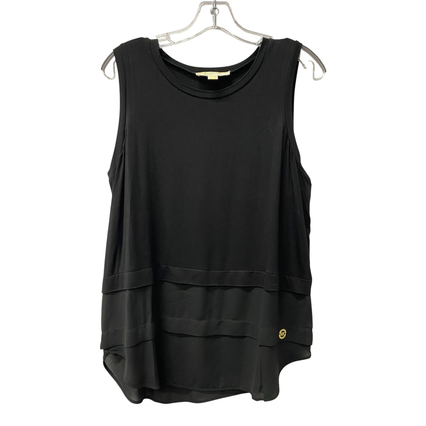 Top Sleeveless By Michael By Michael Kors In Black, Size:L