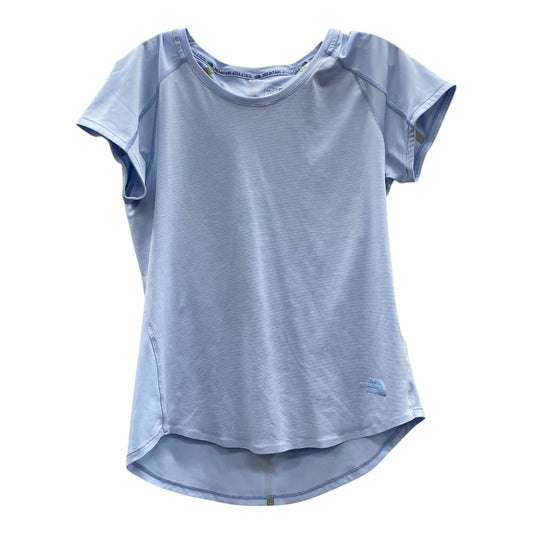 Athletic Top Ss By The North Face In Blue, Size:M