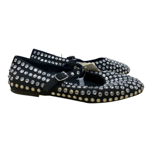 Shoes Flats By A New Day In Black & Silver, Size:9.5