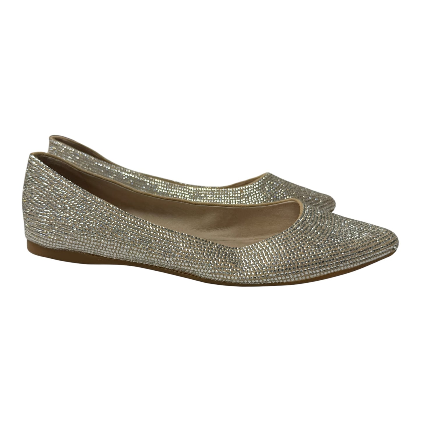 Shoes Flats By Gianni Bini In Silver, Size:6