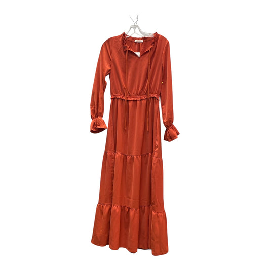 Dress Casual Maxi By Kirundo In Orange, Size:S