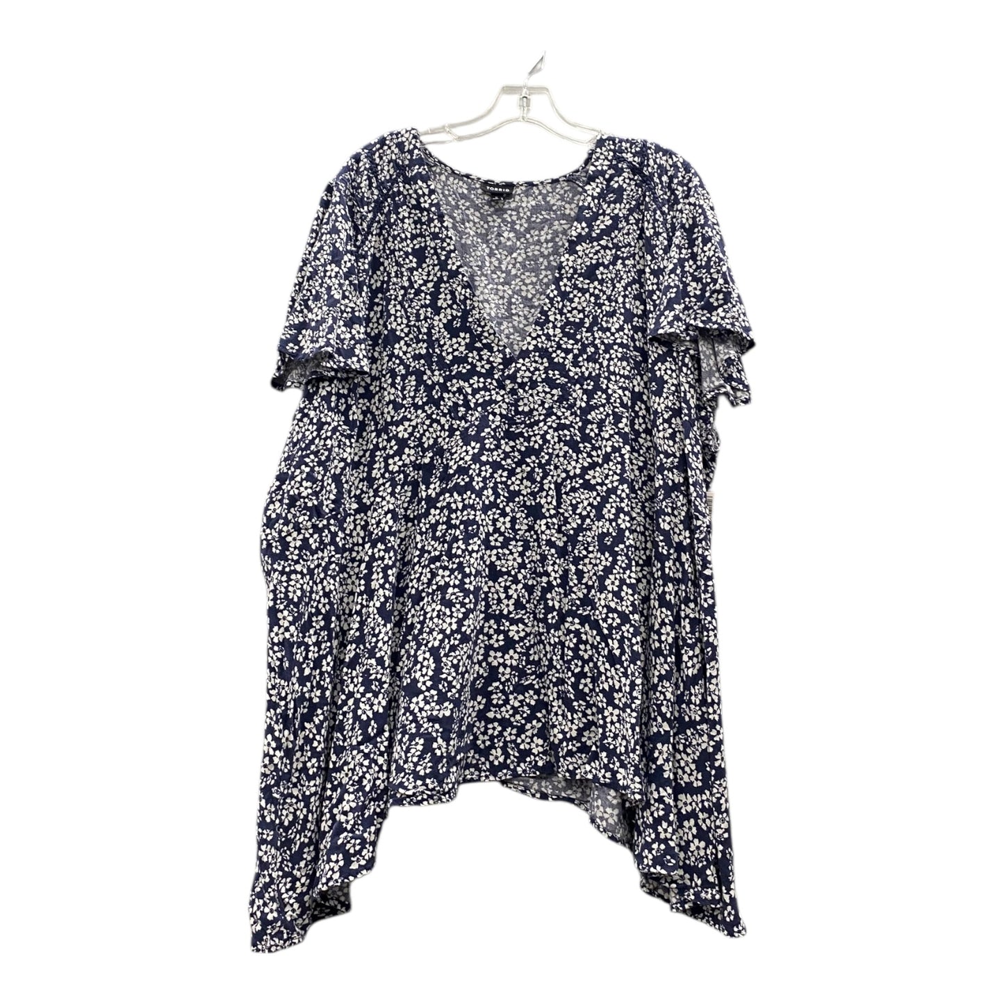 Top Ss By Torrid In Blue & White, Size:5
