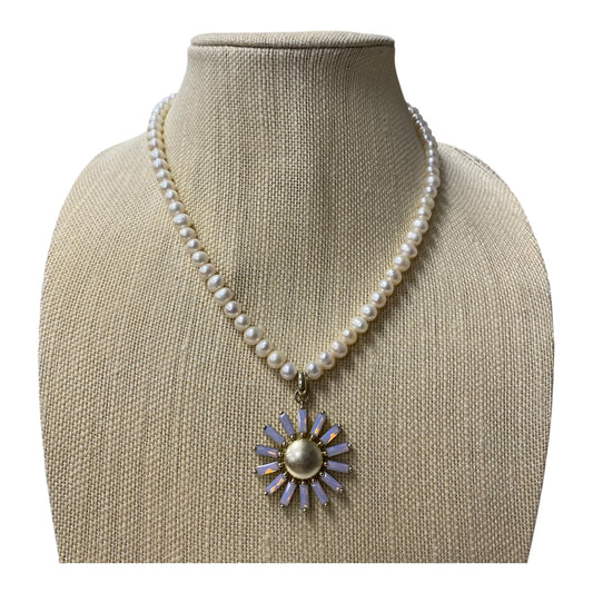 Necklace Pendant By Kendra Scott In Cream