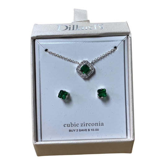 Necklace Set By Dillards In Silver