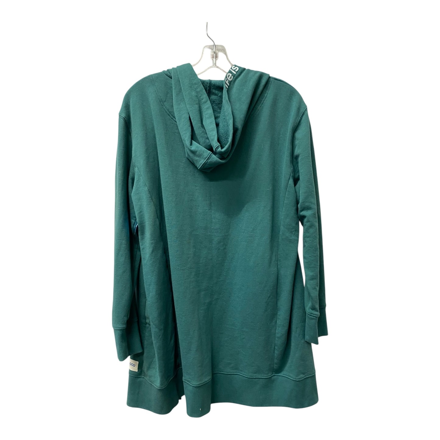 Cardigan By Life Is Good In Green, Size:L