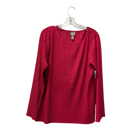Top Ls By Chicos In Pink, Size:L