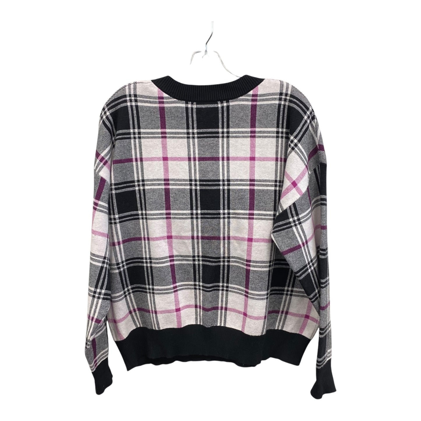 Sweater By Tahari By Arthur Levine In Purple, Size:Xl