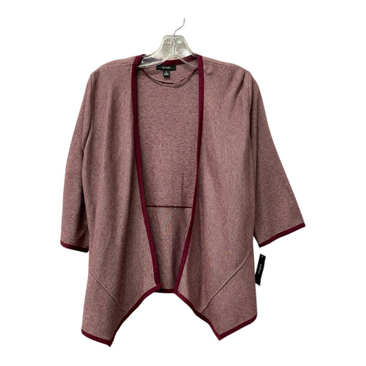 Cardigan By Alfani In Maroon, Size:M