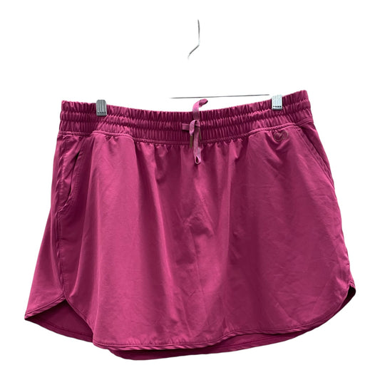 Athletic Skort By Calia In Pink, Size:L