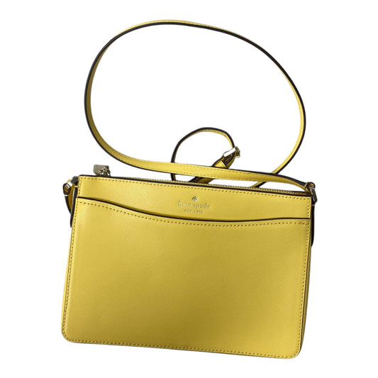 Crossbody Designer By Kate Spade In Yellow, Size:Medium