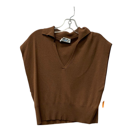 Top Ss By Double Zero In Brown, Size:M