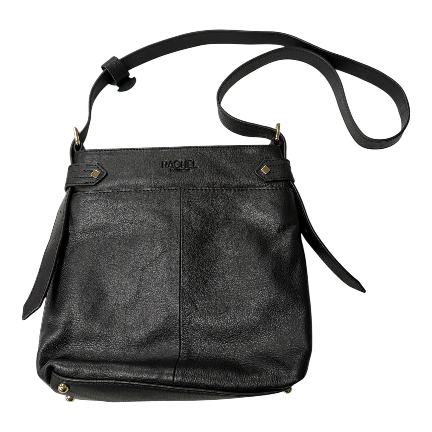 Crossbody Leather By Rachel Roy In Black, Size:Medium