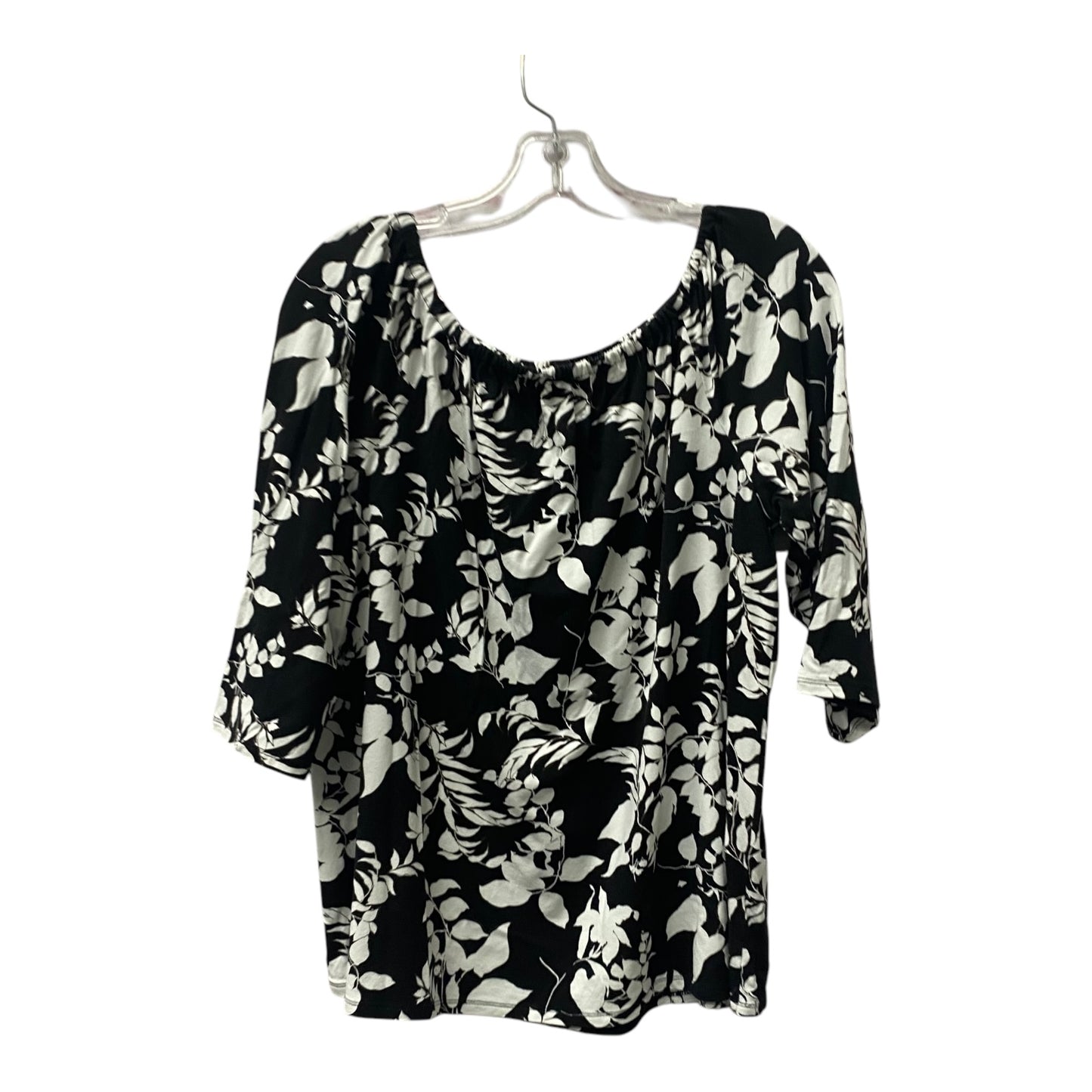 Top Ss By J. Jill In Black & White, Size:M