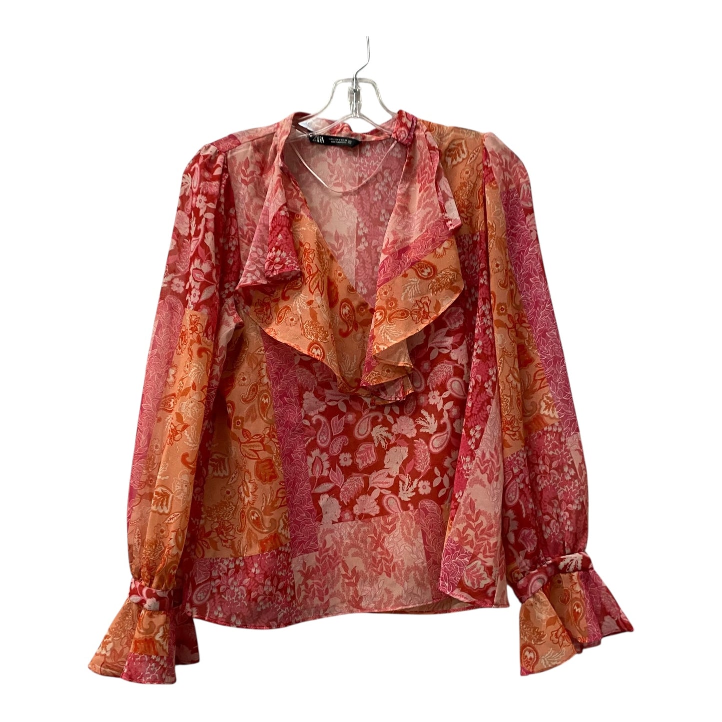 Top Ls By Zara In Red, Size:S