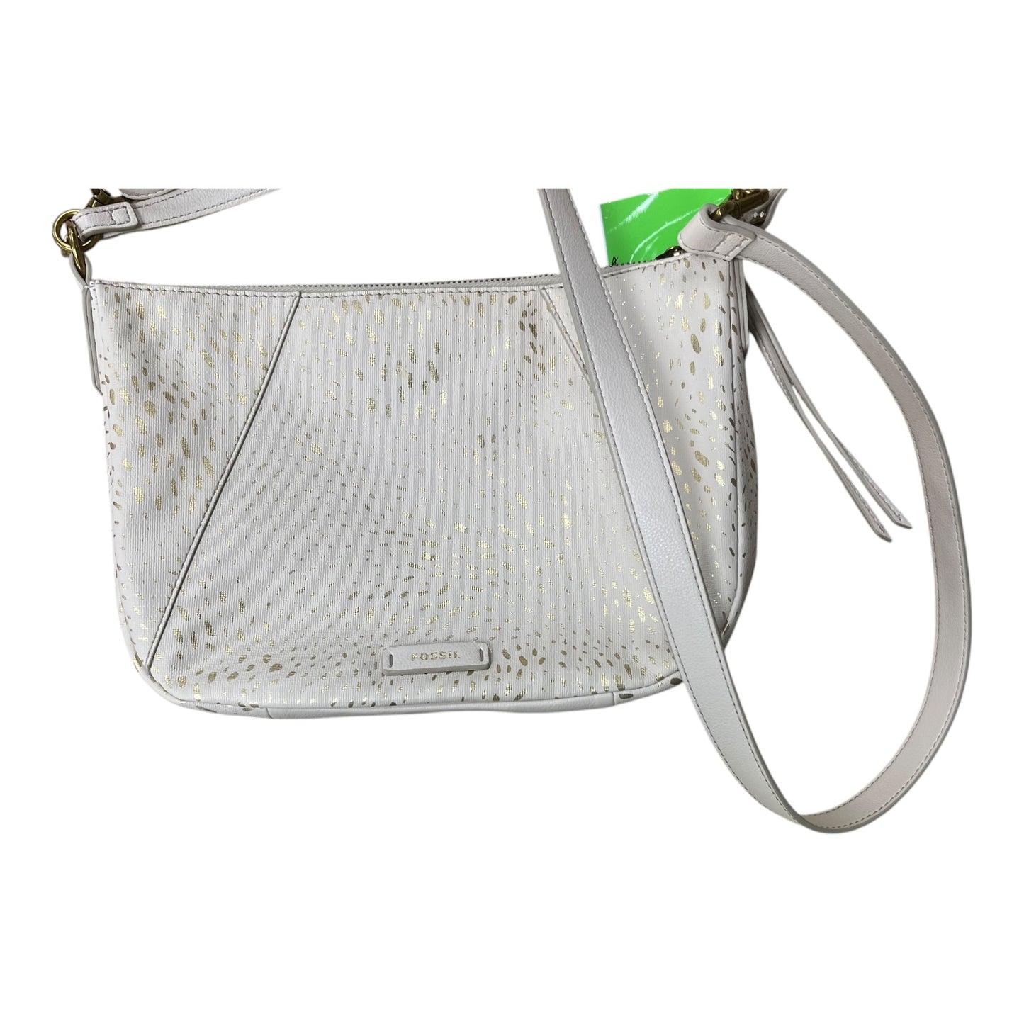 Handbag By Fossil In Cream, Size:Medium