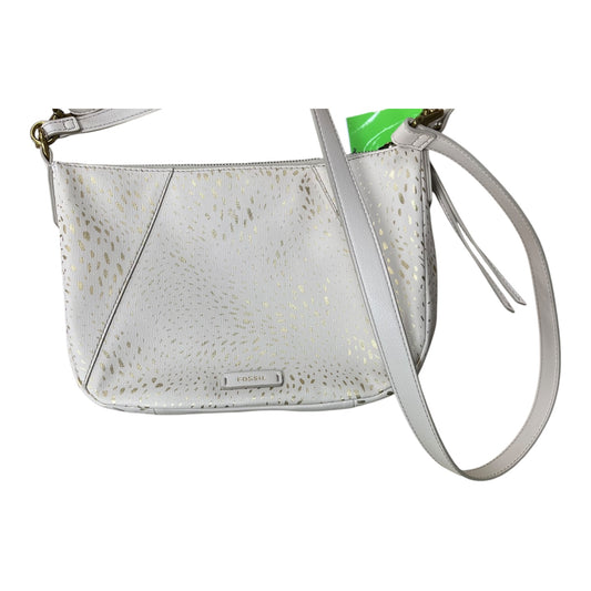 Handbag By Fossil In Cream, Size:Medium