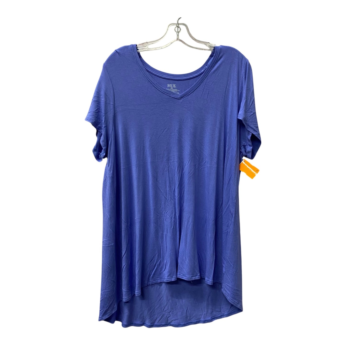 Top Ss Basic By Hue In Blue, Size:1X