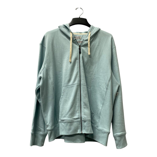 Athletic Jacket By Life Is Good In Blue, Size:1X