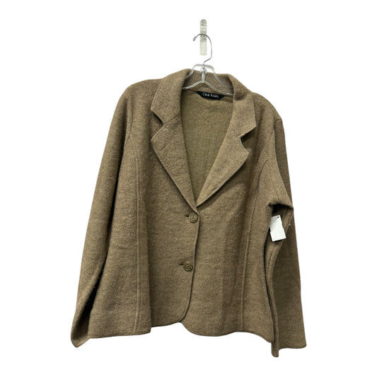 Blazer By Jane Ashley In Brown, Size:L