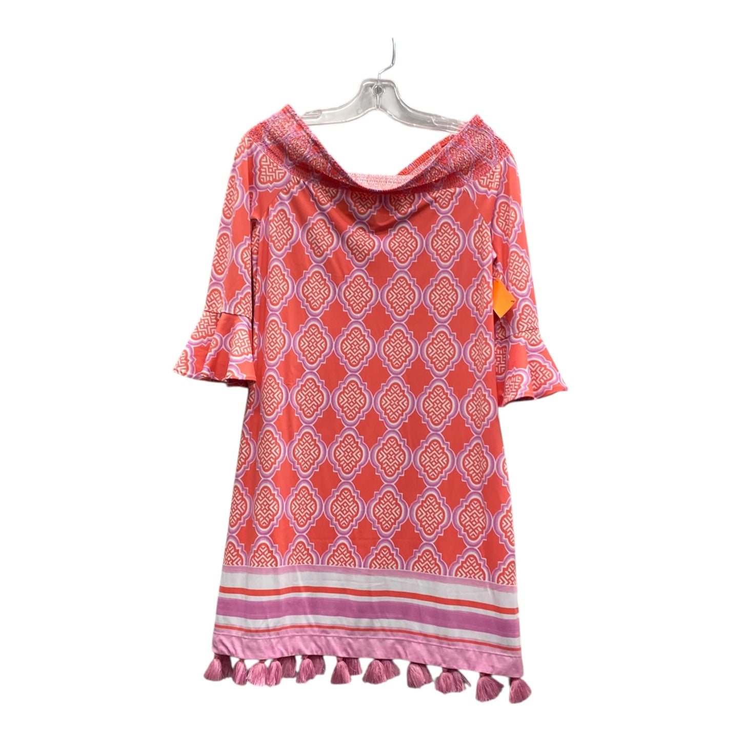 Dress Casual Short By Cabana Life In Coral, Size:S