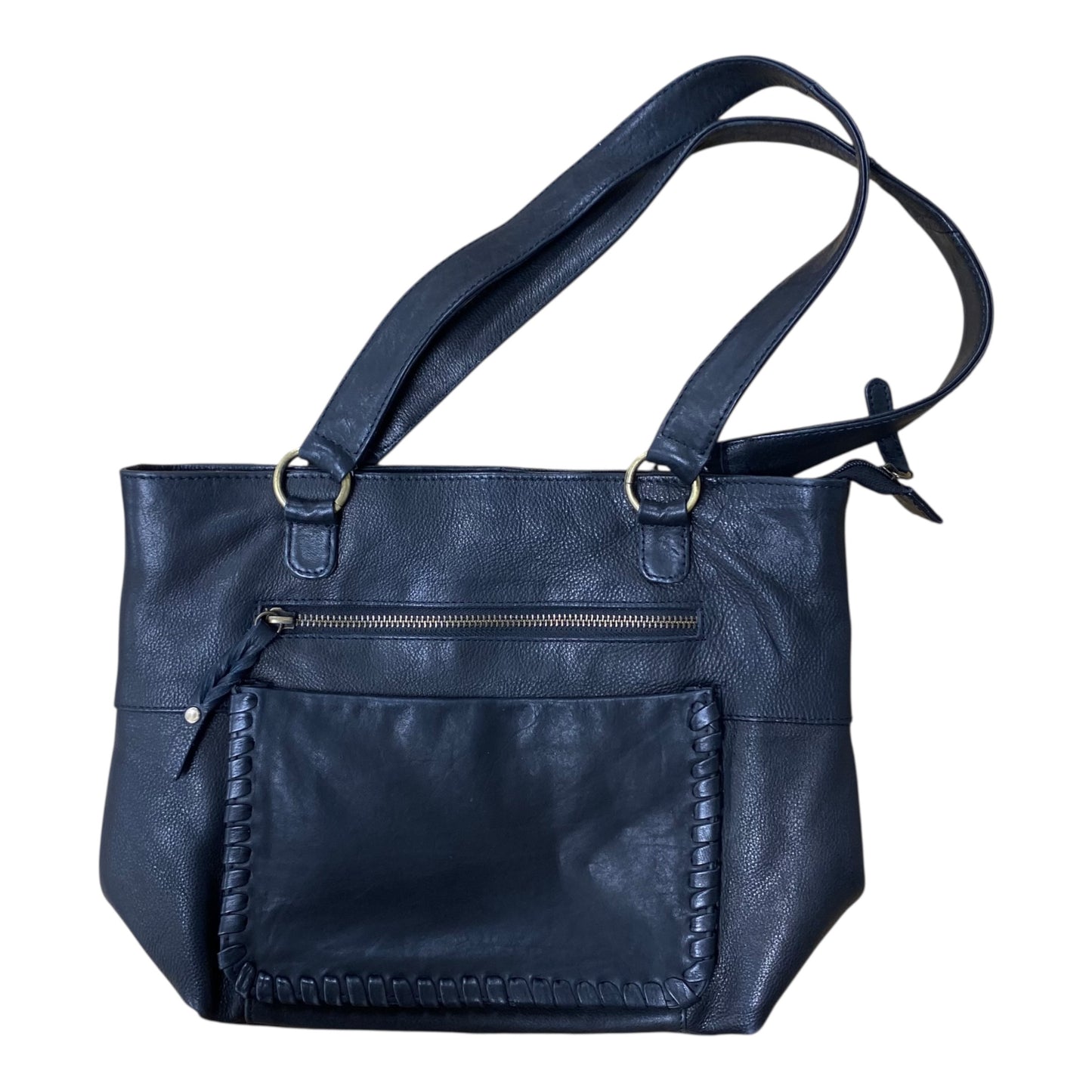 Handbag Leather By Cmf In Black, Size:Medium