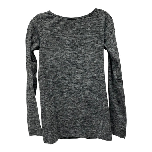 Athletic Top Ls Crewneck By Athleta In Grey, Size:L