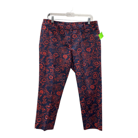 Pants Dress By Loft In Blue & Red, Size:8