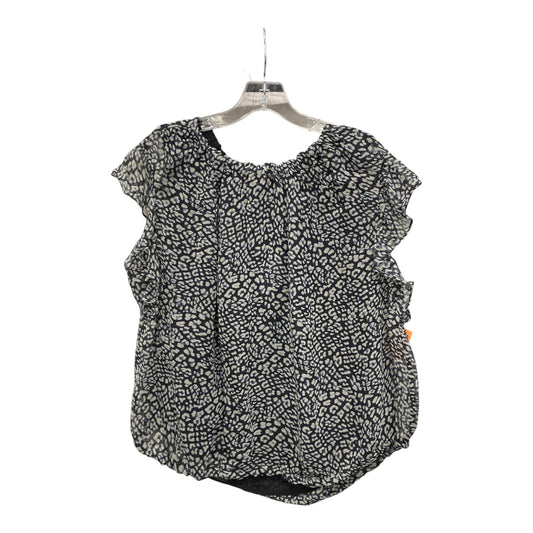 Top Ss By Velvet In Black & Grey, Size:Xl