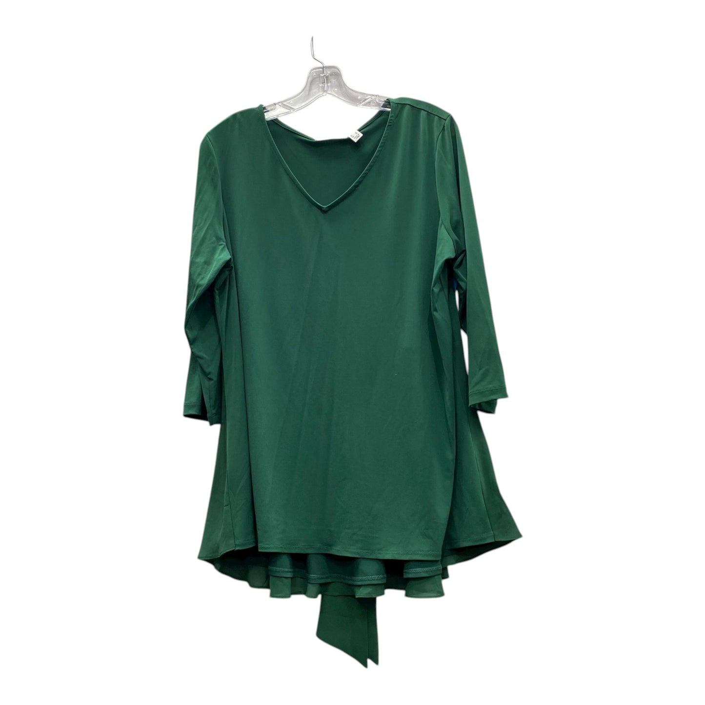 Top Ls By Susan Graver In Green, Size:L