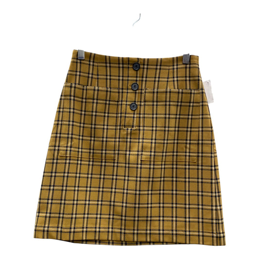 Skirt Mini & Short By Loft In Yellow, Size:0P