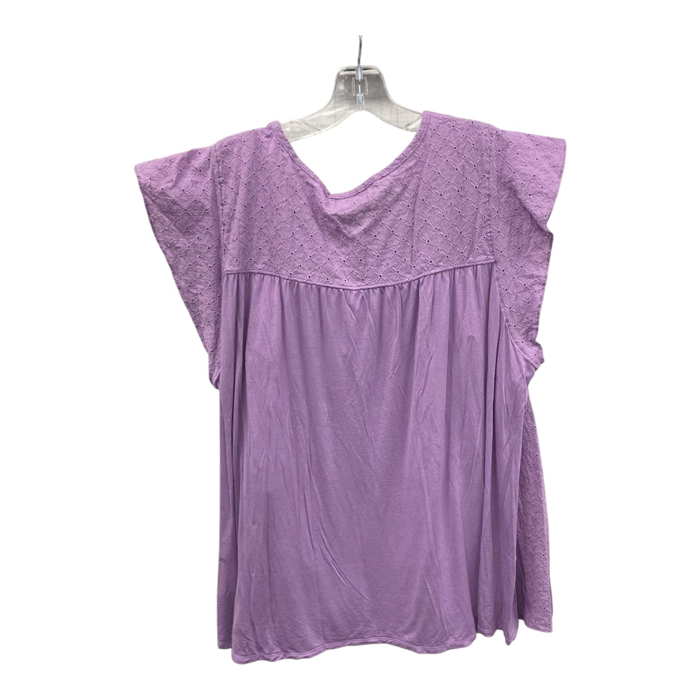 Top Ss By Lane Bryant In Purple, Size:3X