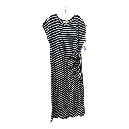 Dress Casual Midi By Loft In Blue, Size:Xl