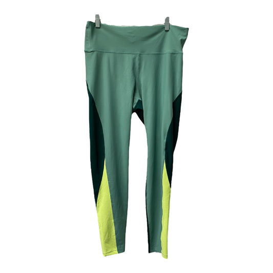 Athletic Leggings By Old Navy In Green, Size:Xl