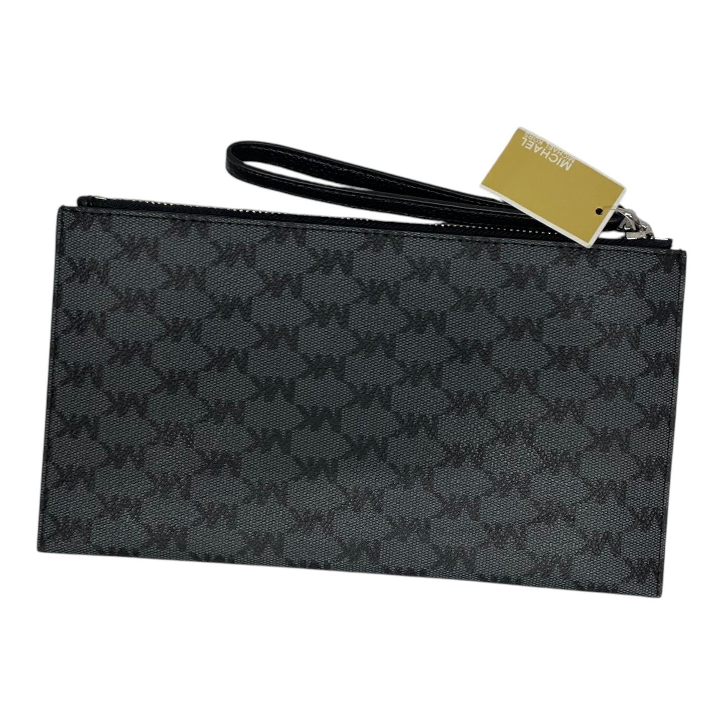 Wristlet Designer By Michael Kors In Black & Grey, Size:Medium