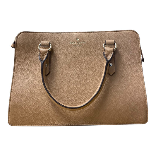 Handbag Designer By Kate Spade In Tan, Size:Medium