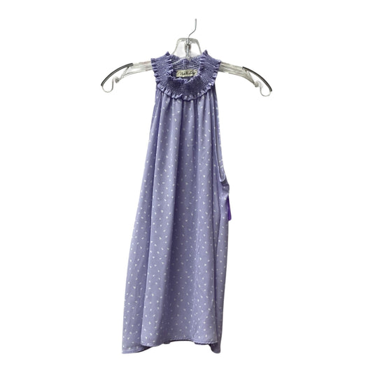 Top Sleeveless By Cme In Purple, Size:M