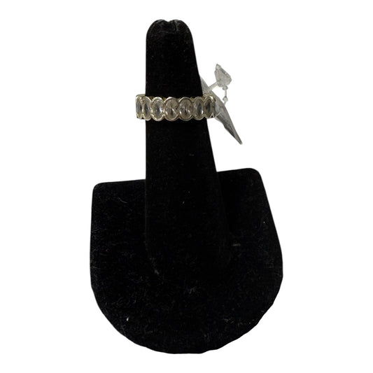 Ring Sterling Silver  In Gold, Size:6
