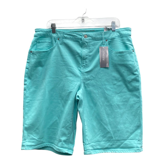 Shorts By Chicos In Aqua, Size:16