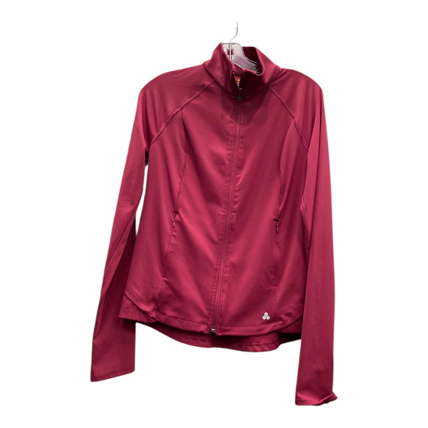 Athletic Jacket By Tek Gear In Pink, Size:S