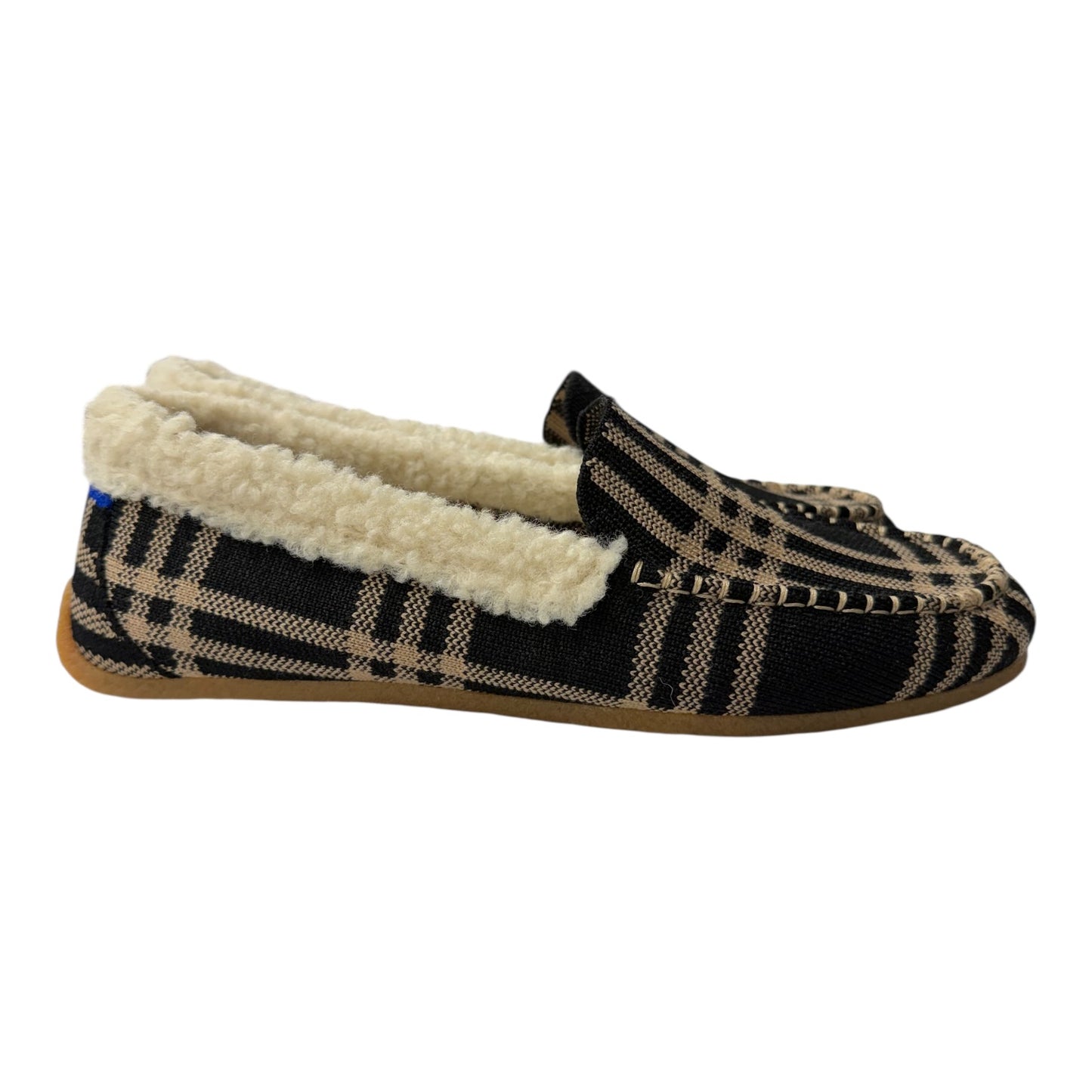 Shoes Flats By Rothys In Black & Tan, Size:9