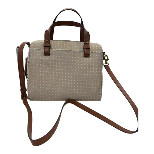 Handbag By Fossil In Taupe, Size:Medium